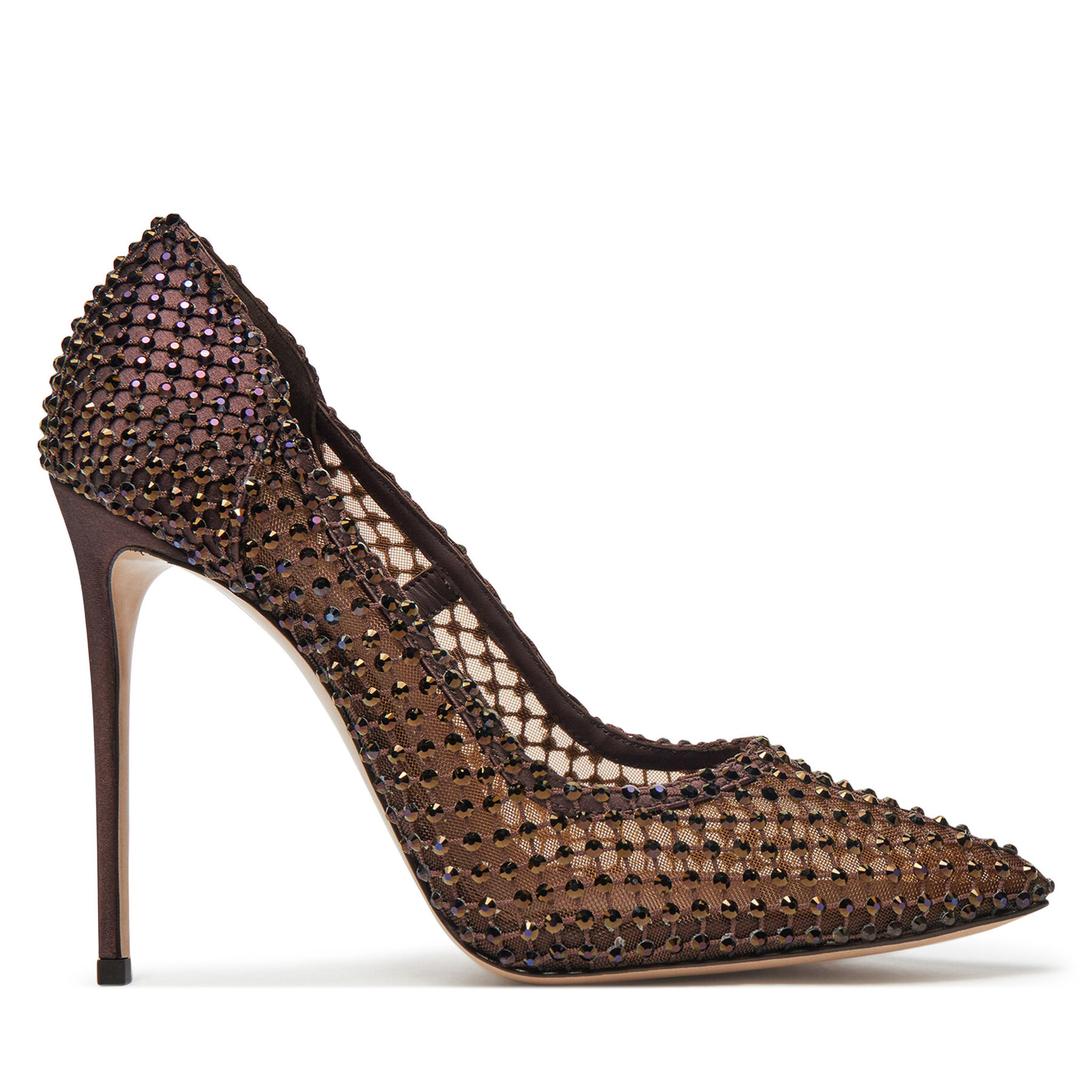 High Heels Le Silla Deco Gilda 120 Stocking 2144B100R1PPSAS748 Braun