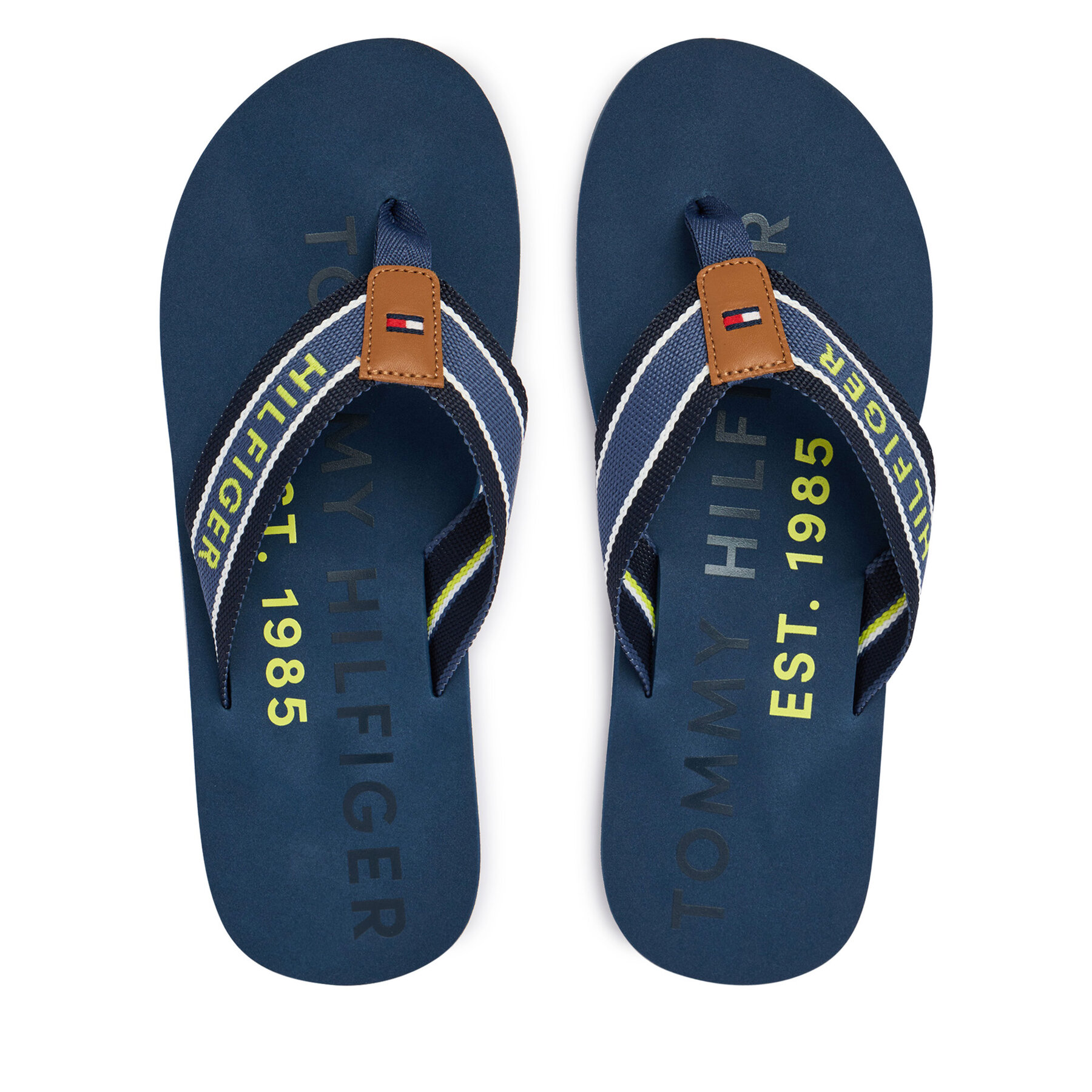 Zehentrenner Tommy Hilfiger Sporty Hilfiger Beach Sandal FM0FM05805 Blau