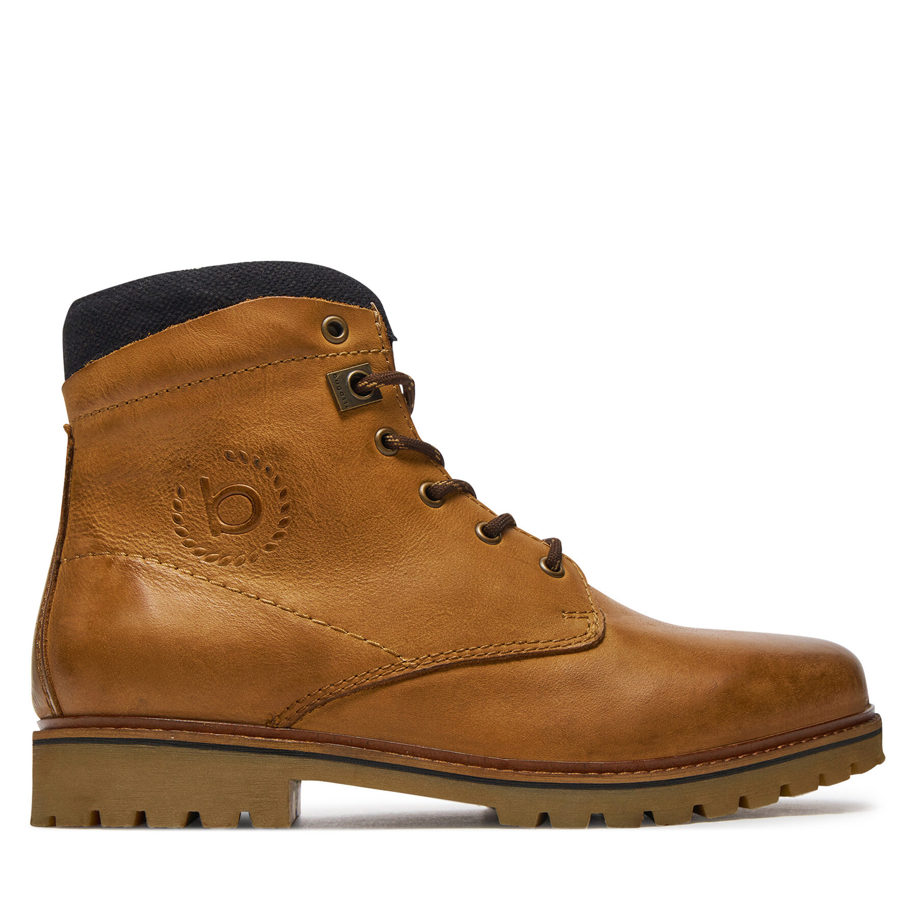 Schnürstiefeletten Bugatti BUGATTI-321AOQ521200 6300 COGNAC Braun