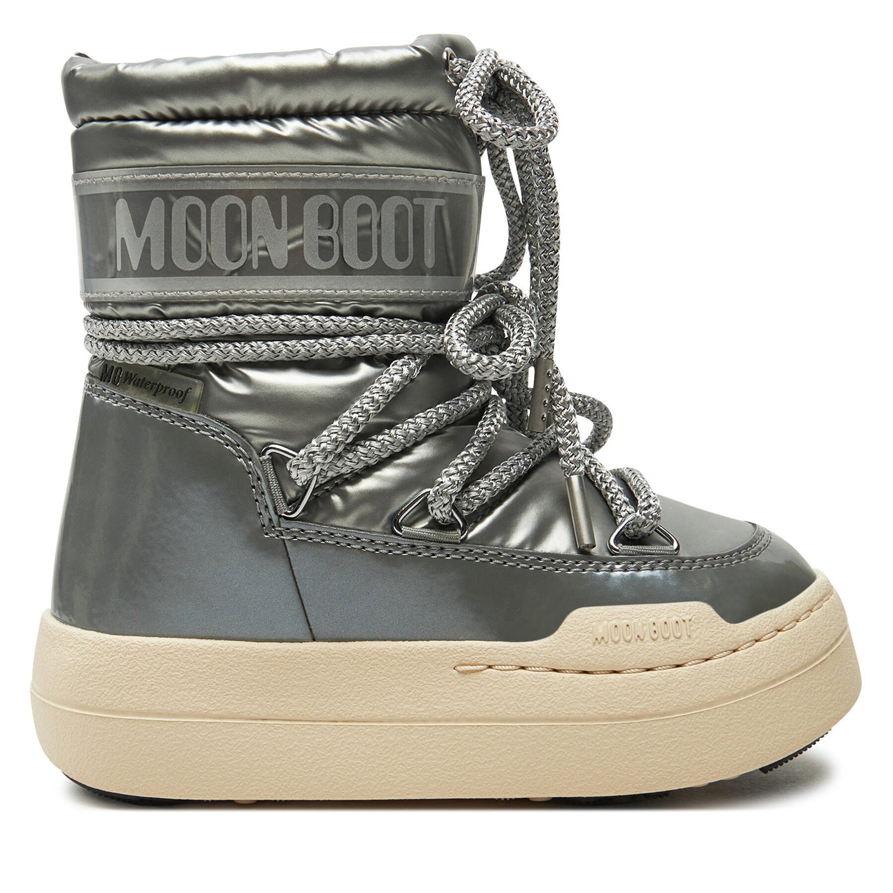 Schneeschuhe Moon Boot Junior Park Boot 80D3440020 Silberfarben