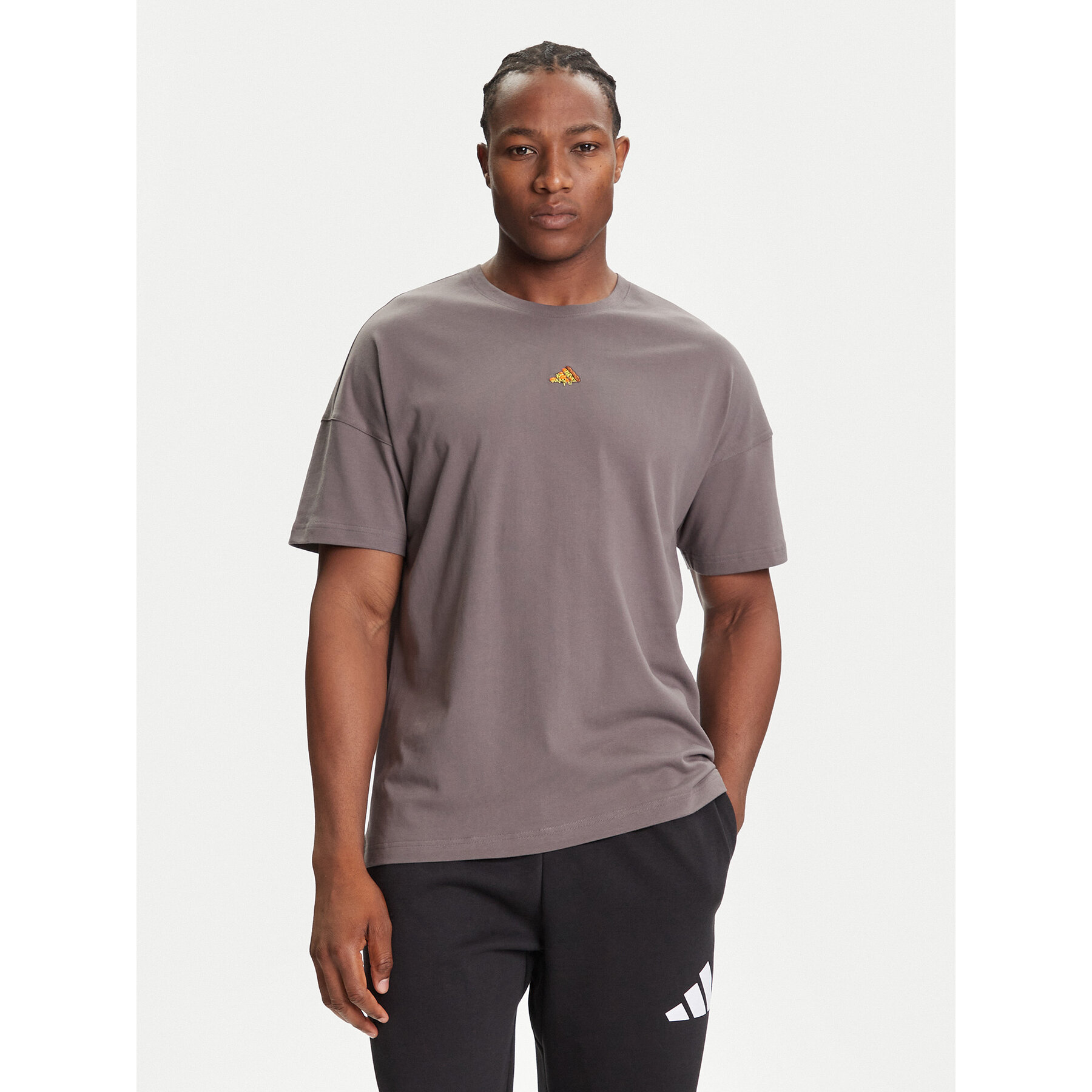 adidas T-Shirt Fortnite Graphic JV7965 Grau Loose Fit