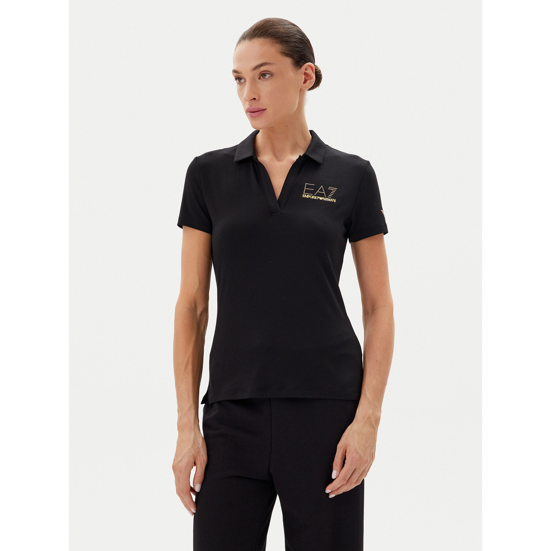 EA7 Emporio Armani Poloshirt 7W000266 AF12500 UC001 Schwarz Regular Fit