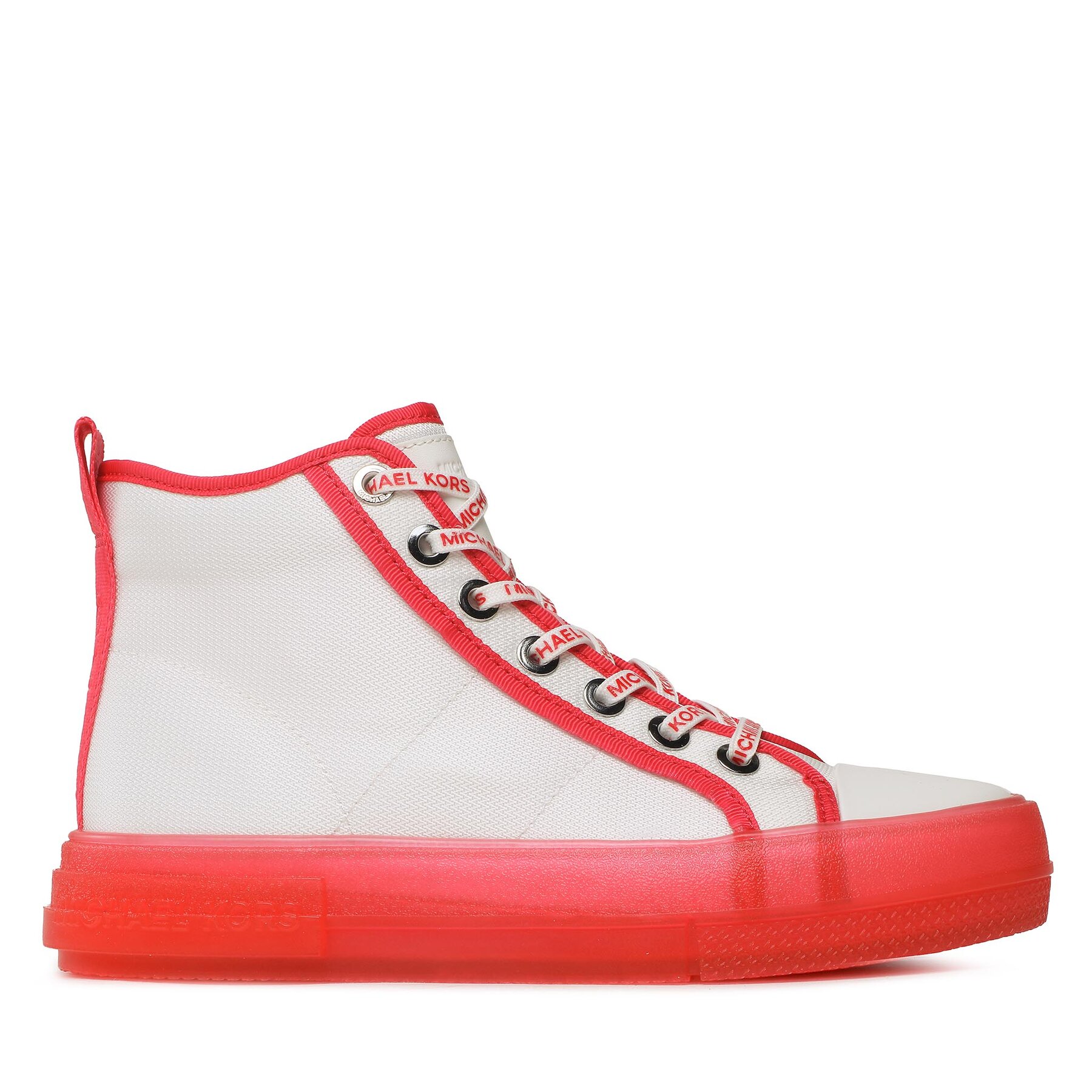 Sneakers aus Stoff MICHAEL Michael Kors Evy High Top 43S3EYFE5D Weiß