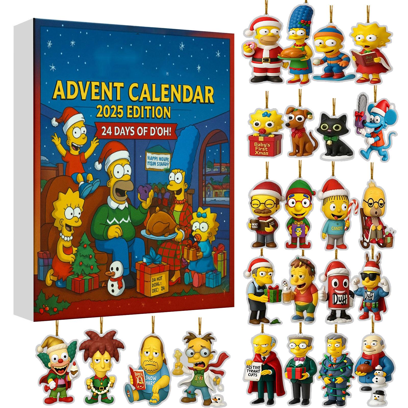 Adventskalender Enthält 24 Adventskalender, Countdown-Kalender und Überraschungs-Sammelobjekte One Size