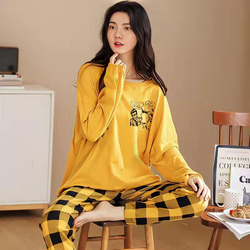 M-5XL Winter Pyjamas frauen Koreanische Version Lange ärmeln Homewear Anzug Lose Große Größe Zwei-stück Anzug Kann draußen getragen werden XXXL