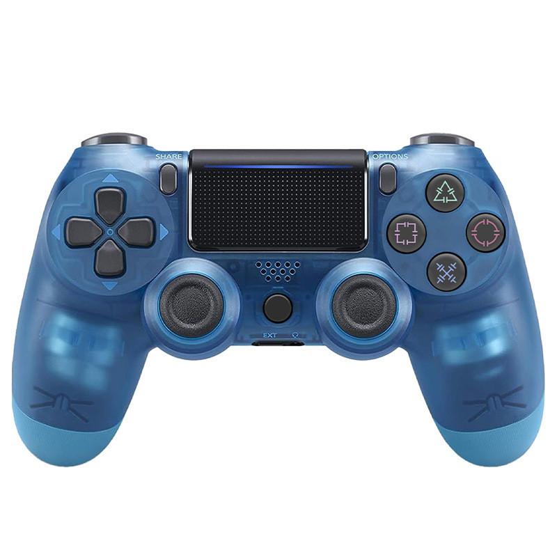 Für Game Controller Playstation 4 Ps4 PC USB Aufladen Spielkonsolen Zubehör Transparent Blue