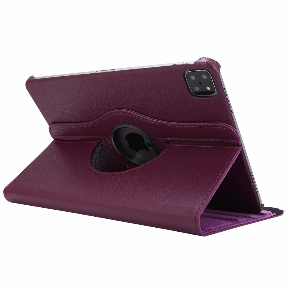 Für Apple Ipad Air 1 2 3 4 10,9 Pro 9,7 10,5 11 12,9 2015 2017 2018 2020 7. 8. 9. 10,2 2021 Fall Stand Leder Smart Cover air 1 air 2 imperiale purpurrote