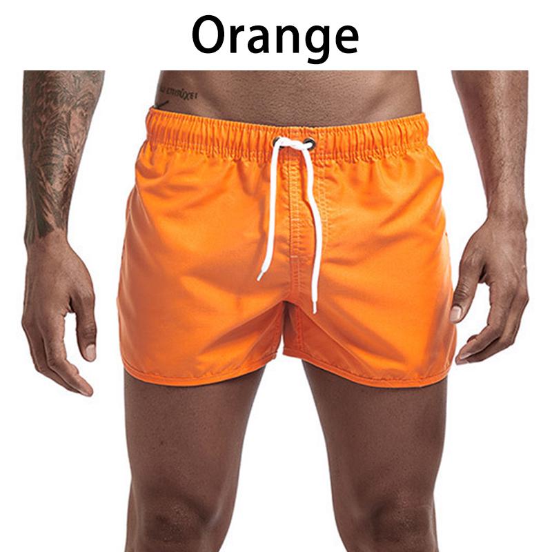 13 Farben Schnell trocknende Shorts Laufsport Shorts Herren Shorts Sommer Strand Shorts Boxershorts M orange