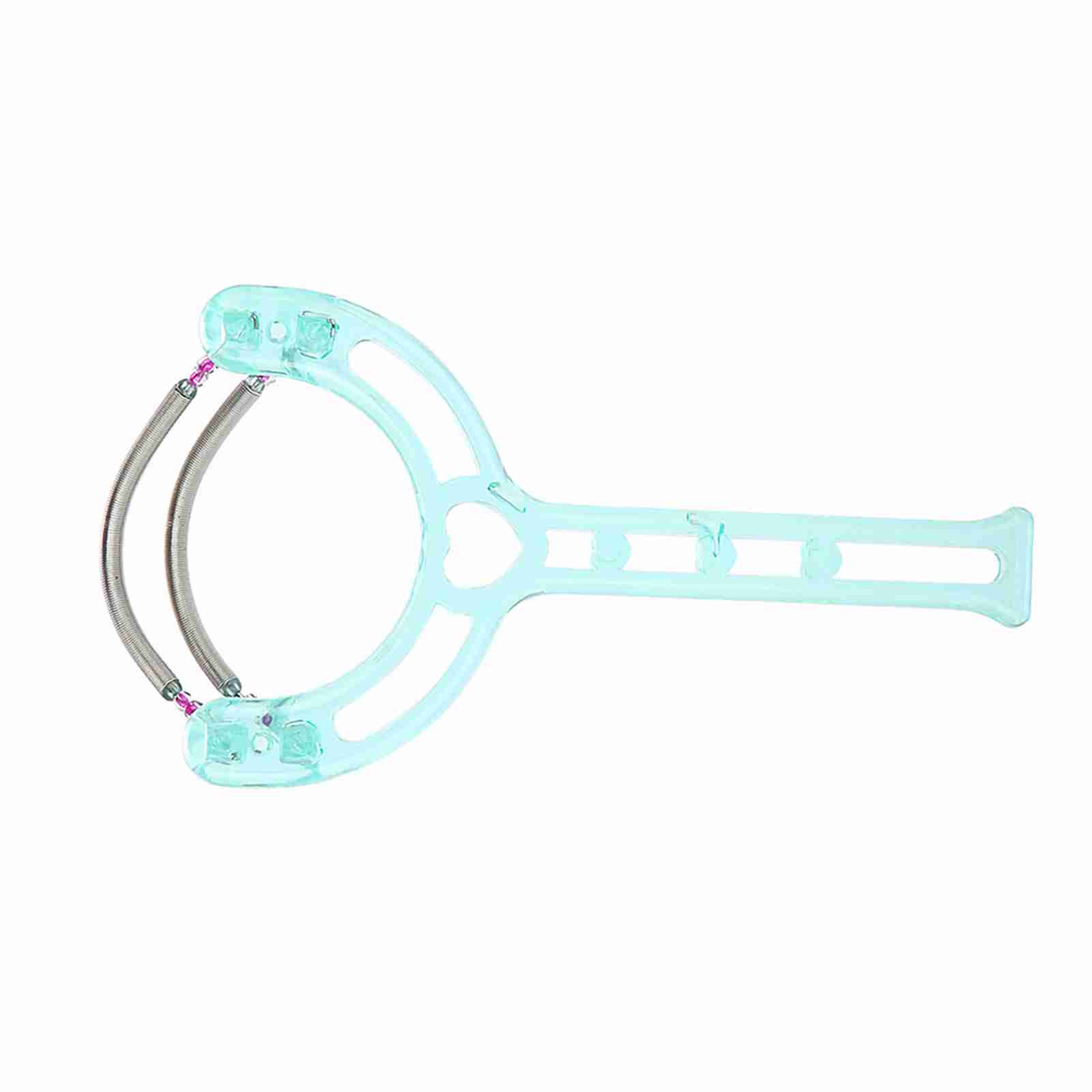 Tragbares Gesichts-Lippen-Epilierer-Entfernungsgerät aus Kunststoff mit Feder für die Schönheitspflege (Grün) grün