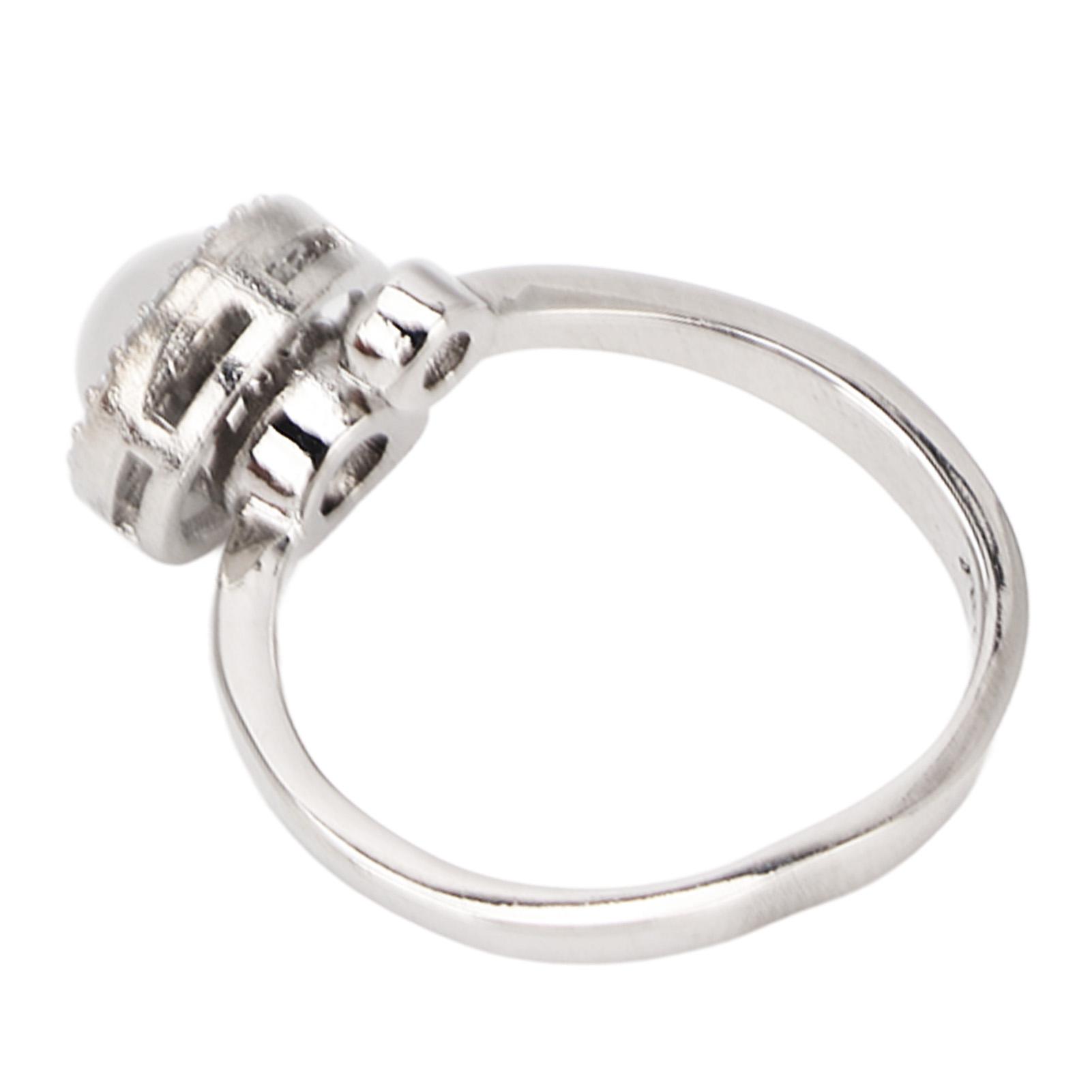 Angstlinderungsring Zirkon Mode Verstellbar Versilbert Offener Spinner Fidget-Ringe für Männer