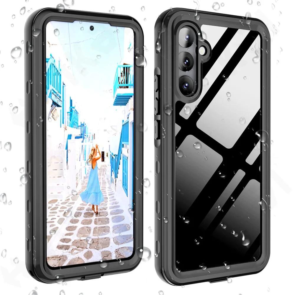 IP68 Shellbox Wasserdichtes Gehäuse Für Samsung Galaxy S24 S23 S22 S21 Ultra A54 A14 A34 5G Metall Aluminium Schwimmtelefon Luxusabdeckung Samsung S23 Ultra