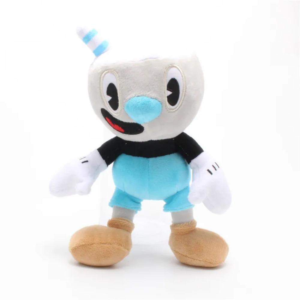 25cm Abenteuerspiel Cuphead Plüschtier Mugman Der Teufel Legendärer Kelch Plüschpuppen Spielzeug für Kinder Geschenke 25cm
