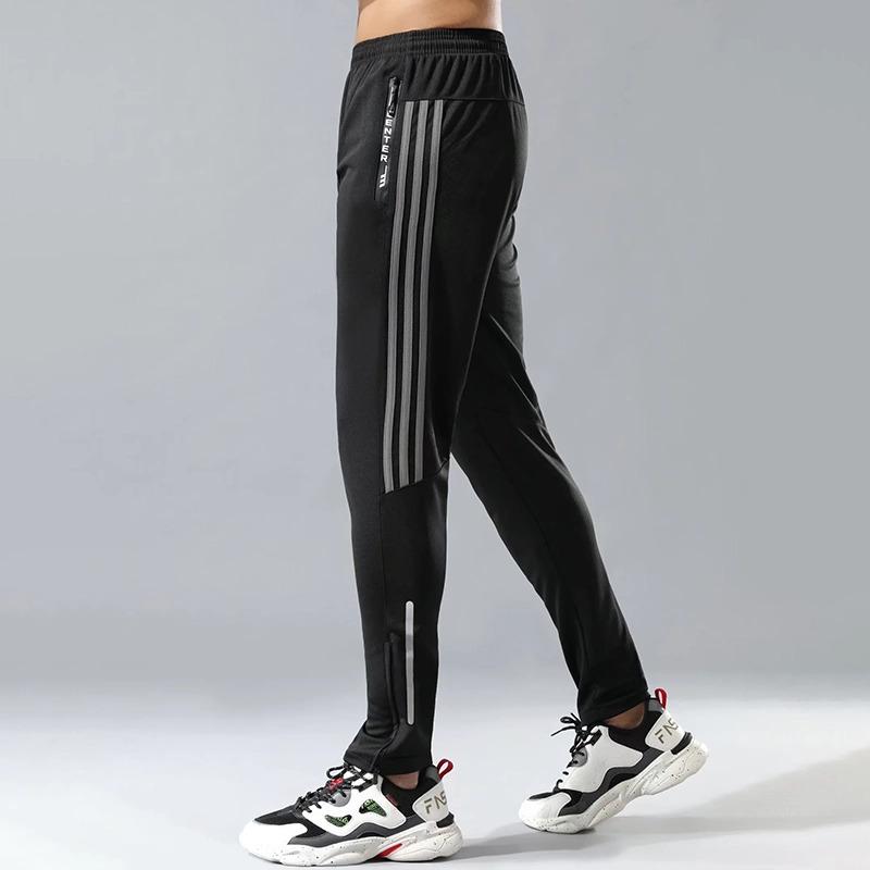 Herren Gym Fitness Track Trainingshose Herren Jogger Sportbekleidung Unterteile Lauf-Sweathose Herren L schwarz/graue