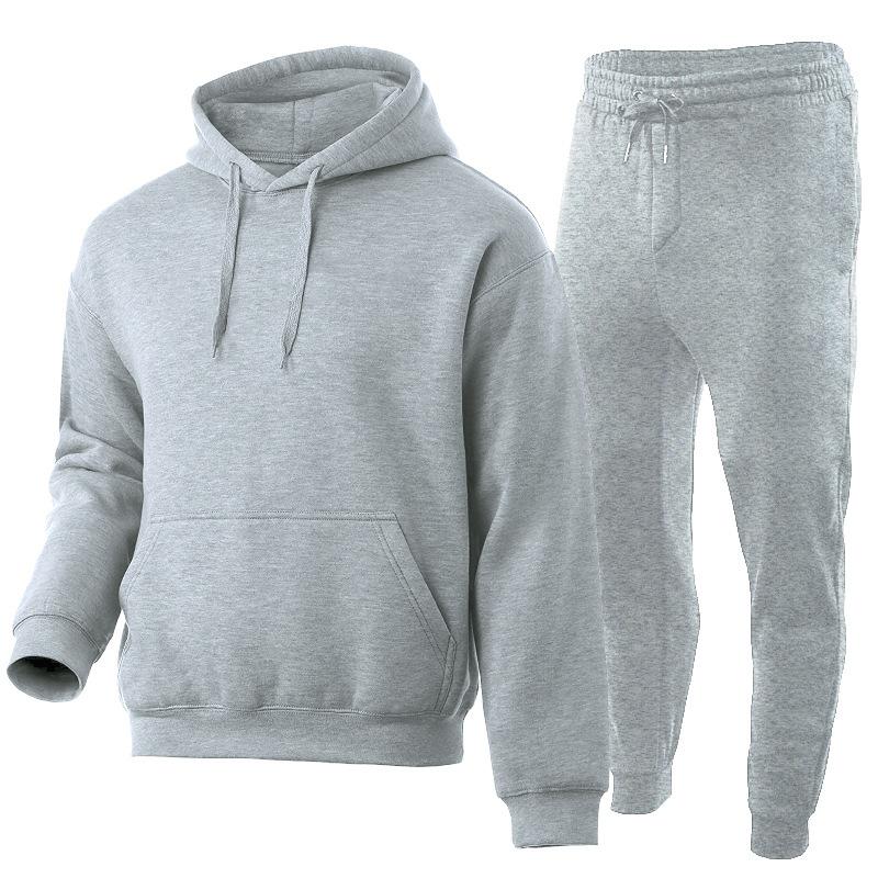 Hoodie Hose 2-teiliges Set Basketball Pullover Herrenbekleidung Sweatshirt Trainingsanzug Damen Sportbekleidung Kleidung für Herren Trainingsanzug Herren L