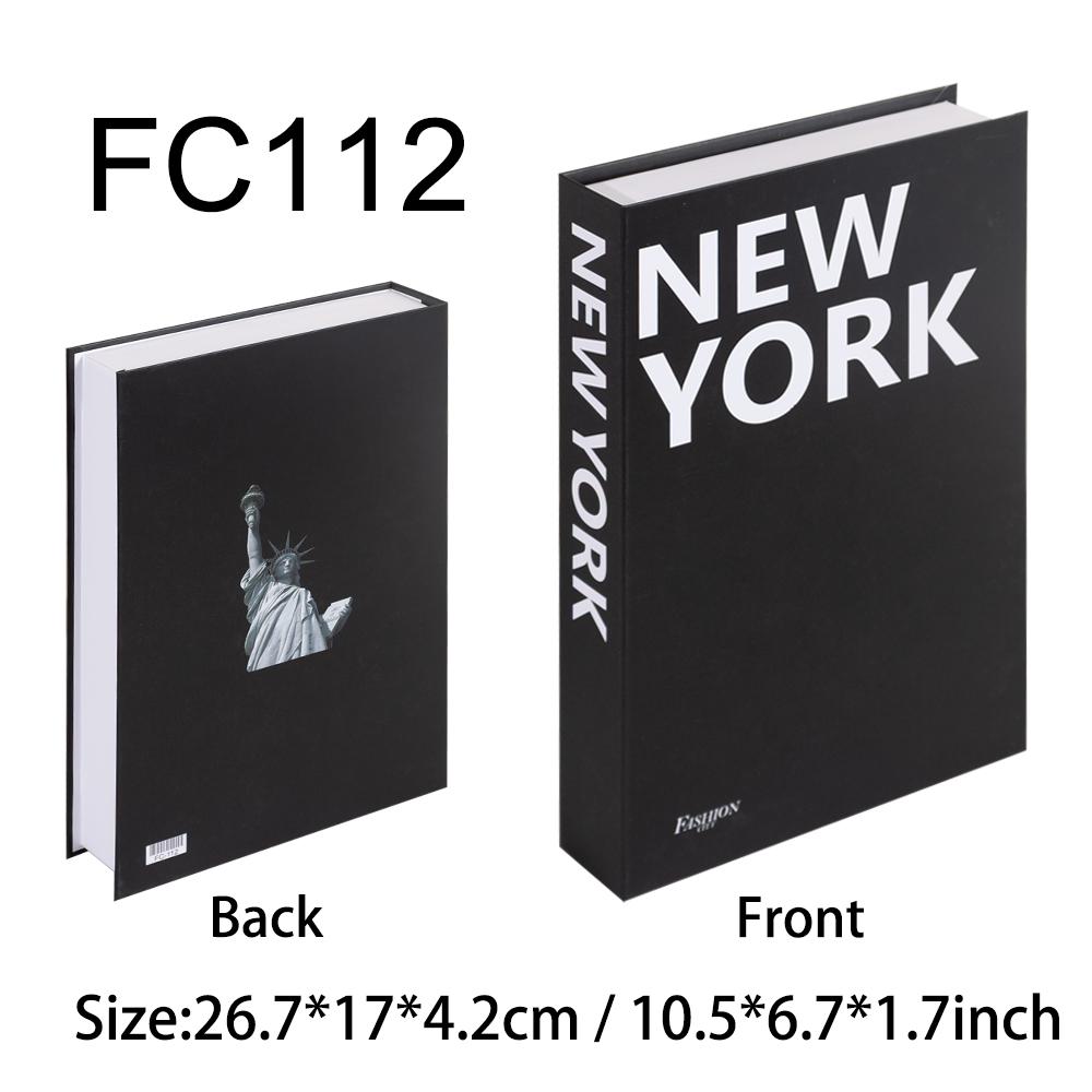 New York Paris London Serie Luxus Deko Fake Buch Fernbedienungs Aufbewahrungsbox Mode Couchtisch Deko Accessoires Not Open