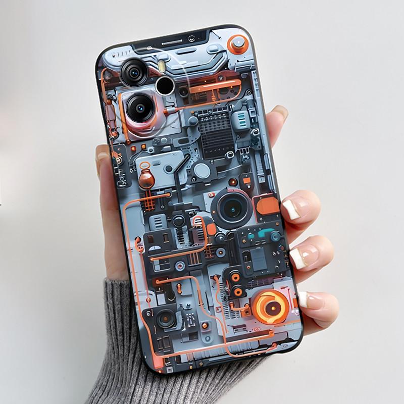 Für Blackview Oscal Tiger 12 Tiger 13 Hülle Mode Luxus Niedlich Cool Weiche Schale TPU Silikonhülle Stoßfeste Schutzhülle Oscal Tiger 13