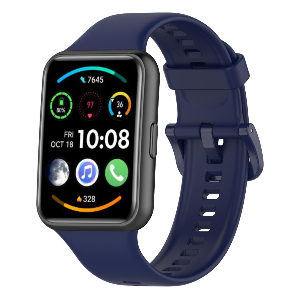 Smartwatch-Ersatzbänder Feldgrün Smartwatch Weiches Silikonarmband für FIT2 nachtblau