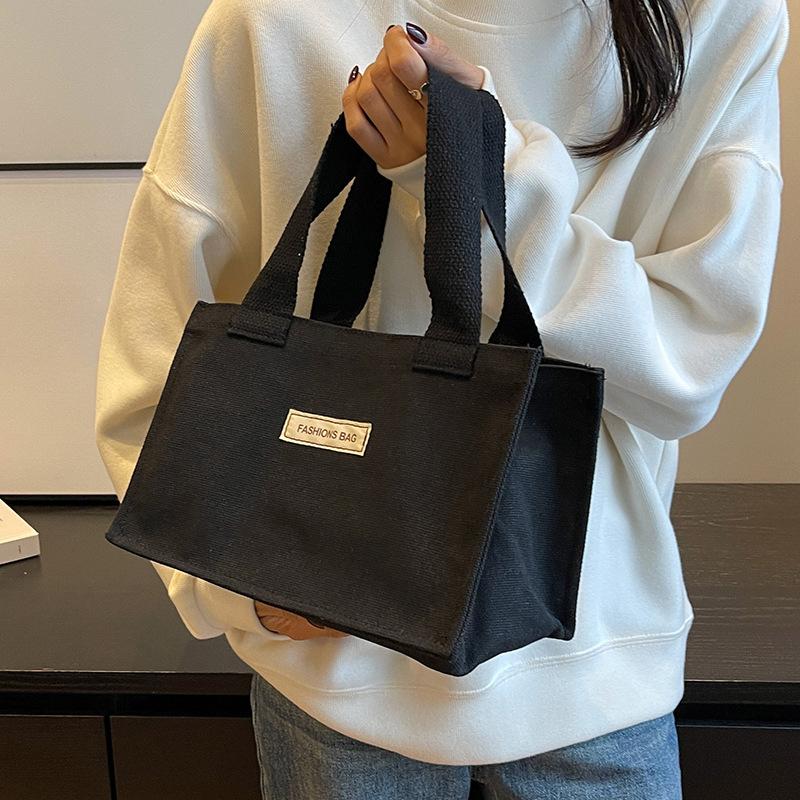 Arbeit Verschiedenes Handtasche Tasche für Frauen Neue Mode Canvas Tasche für Frauen Ins Große Kapazität Handtasche für Frauen