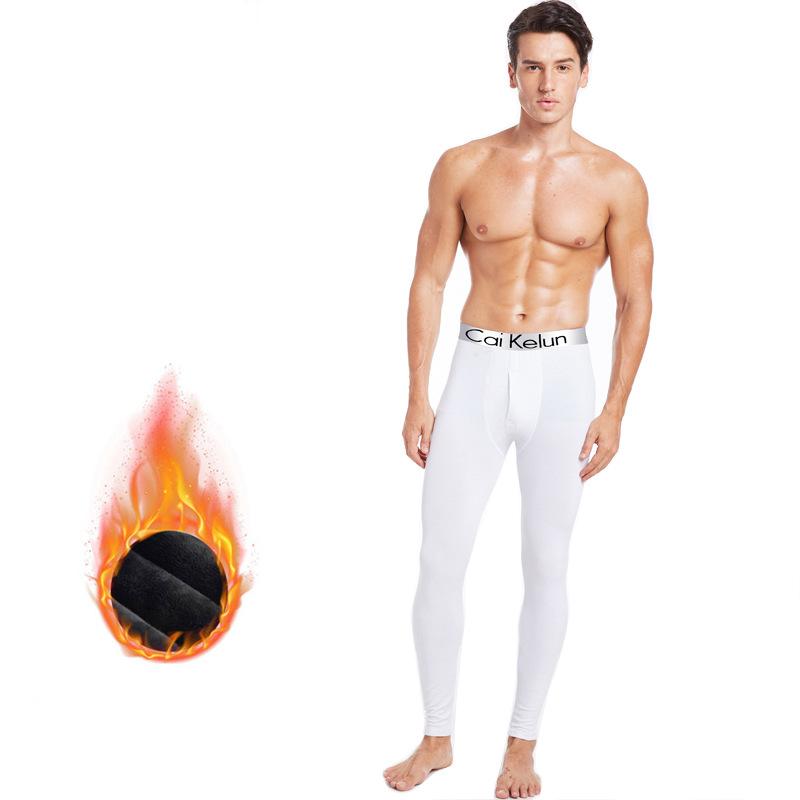 Winter Herren Thermo-Unterwäsche Lange Unterhosen Warme Unterwäsche Männlich Outdoor Thermals XL weiß
