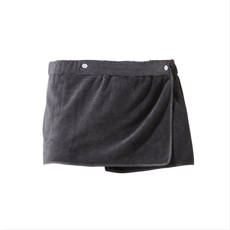 1Pc männer Kurze Bad Handtuch Absorbieren Tragbare Korallen Fleece Handtuch Strand Sexy Bad Schwimmen Handtuch Decke grau