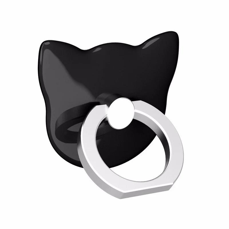 Universelle Handyhalterung Hübsche Schleife Handy-Ringhalter Handy-Ständer Fingerringhalter Tischstützen für iPhone black