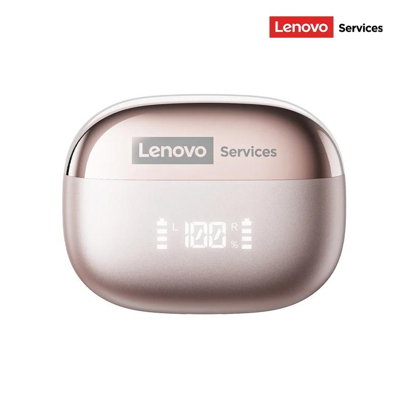 Original Lenovo RS119Pro OWS Ohrklemme Kabellose Kopfhörer Bluetooth 6.0 Komfort Ultra Offen Gaming Sport Kopfhörer LED Digitales Leistungsdisplay Neu rosa