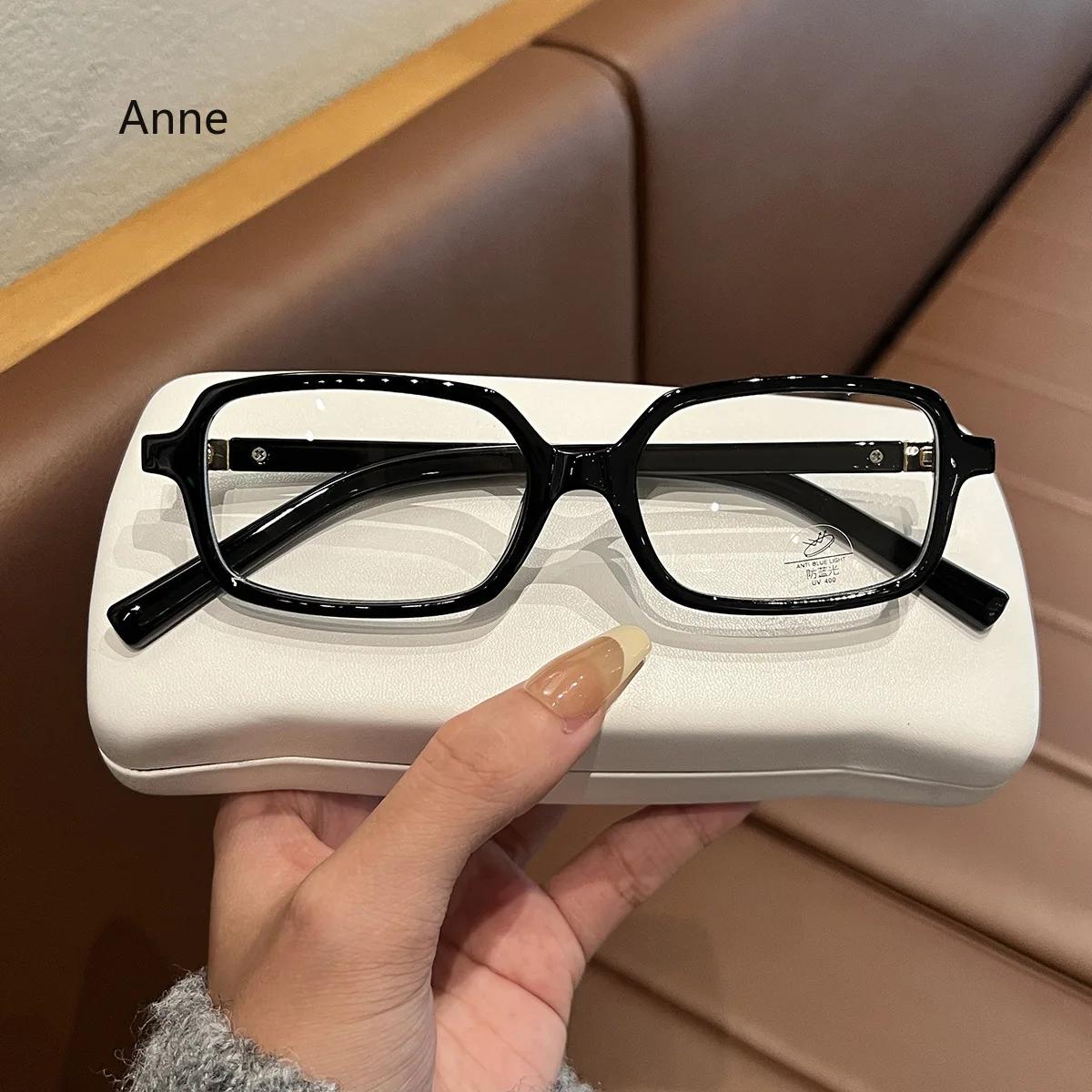 Damen Kleine Quadratische Rahmen Brille Y2K Leopard Kleine Rahmen Brille Mode Vintage Damen Mädchen Brillen Dekorative Brille black