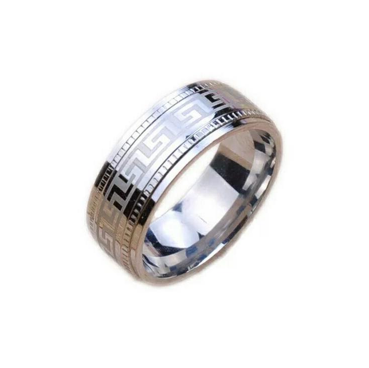 Herrenschmuck Titanstahl Romantische Geometrie 10