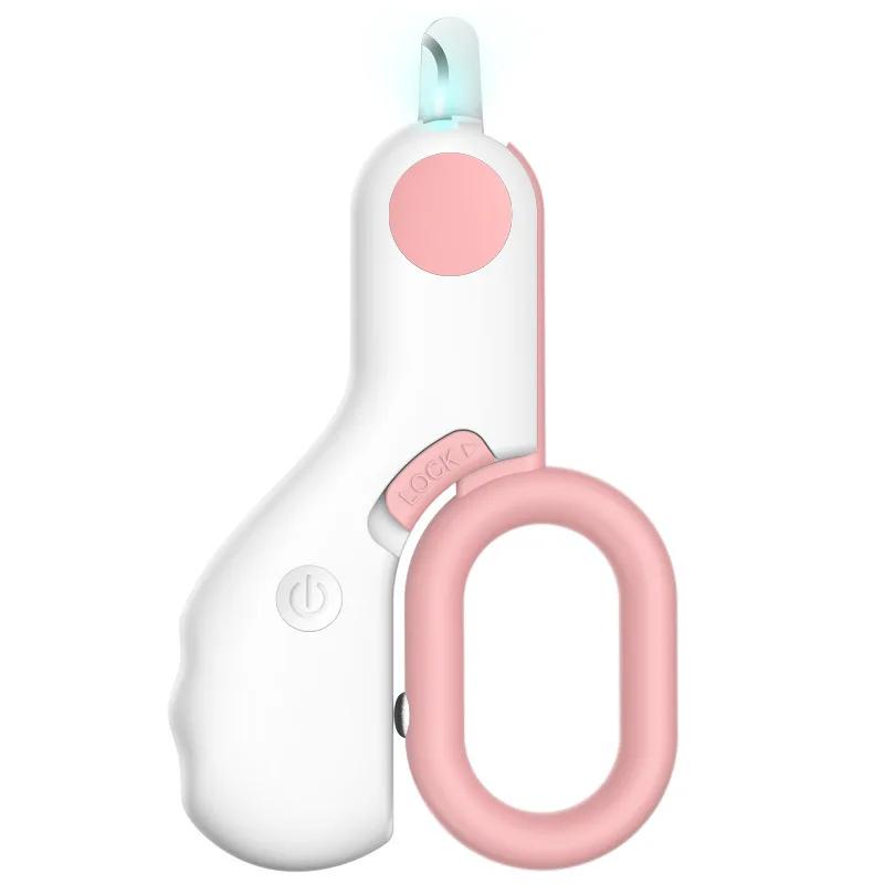 Professionelle Haustier-Nagelknipser, LED-Licht, Haustier-Nagelknipser, Krallenpflegeschere für kleine Hunde, Katzen, Schere, Hundezubehör