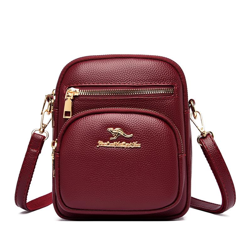 Damen Tasche Herbst Neu Damen Handy Tasche Koreanische Version Ein Schulter Crossbody Tasche Einfach und Elegant Schwiegermutter Tasche