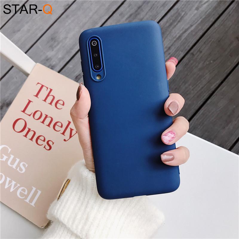 Candy Color Silikon Handyhülle für Samsung Galaxy A50 A70 A30 A40 A20 A10 Galaxi A51 A71 A20e M30s A7 2018 Matte Soft Tpu Hüllen a50 (a30s a50s) navy blau