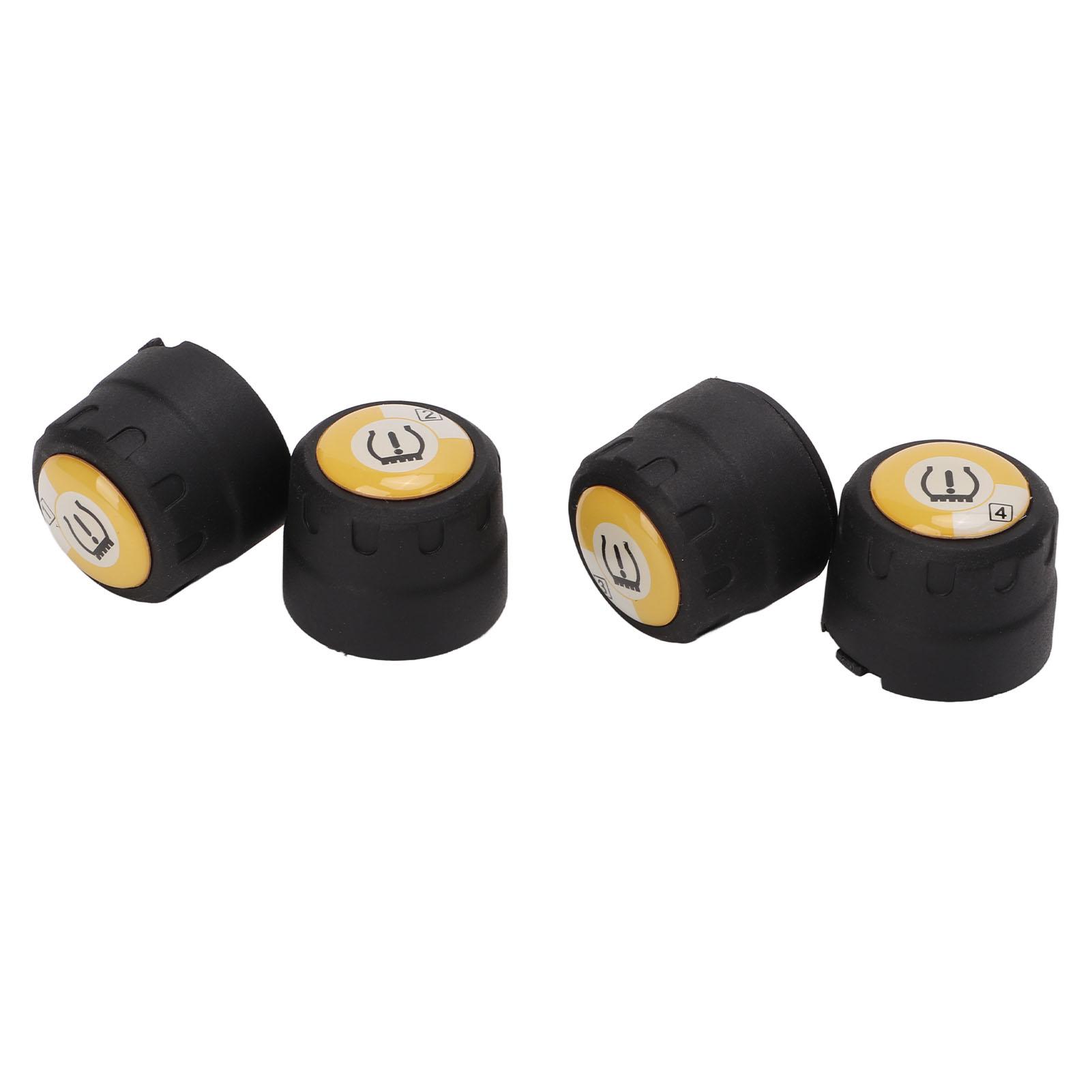 4 stücke Reifendruck Überwachung Sensor IP67 Wasserdichte Telefon APP Display Bluetooth Echtzeit TPMS für