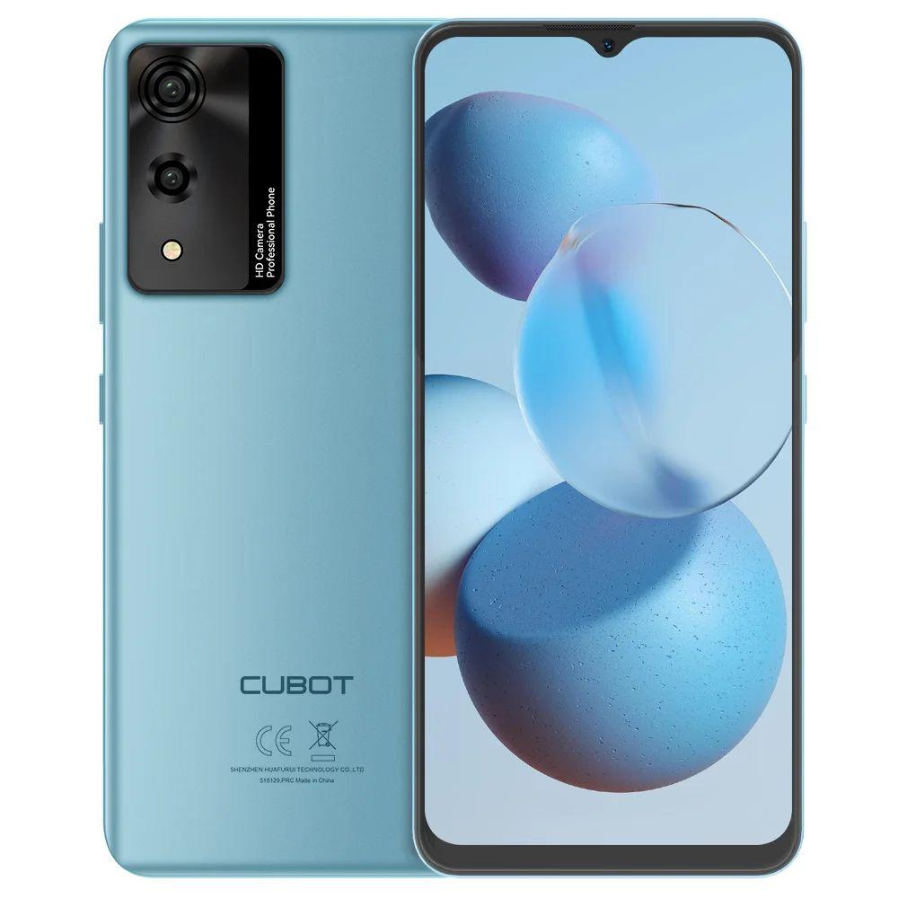 Cubot A10 Android-Smartphone, 4 GB RAM + 128 GB ROM, Unisoc T606 Octa-Core-Prozessor, 6,56 Zoll 90 Hz Bildschirm, 5100 mAh, 48 MP Kamera 4GB + 128GB blau