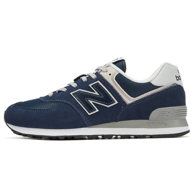 New Balance 574 Core Pack – Marineblaue Unisex-Sneaker, Blau, Weiß, ML574EVN 39.5 black