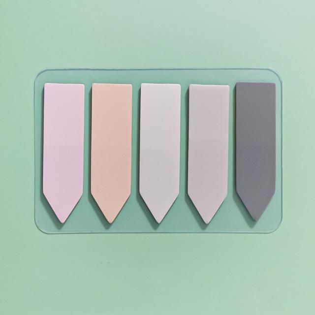 100 Blatt Haftnotizen in Macaron-Farbe, Paster-Aufkleber, Index-Flaggen, wichtige Punkte, Etikett, Lesezeichen, Schule, Bürobedarf, Schreibwaren