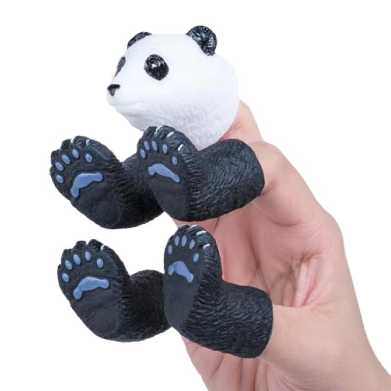 Fingerpuppen Kunststoff Spielzeug Baby Mini Tiere Pädagogische Hand Cartoon Gummi Puppe Handpuppe Theater Spielzeug für Kinder Geschenke