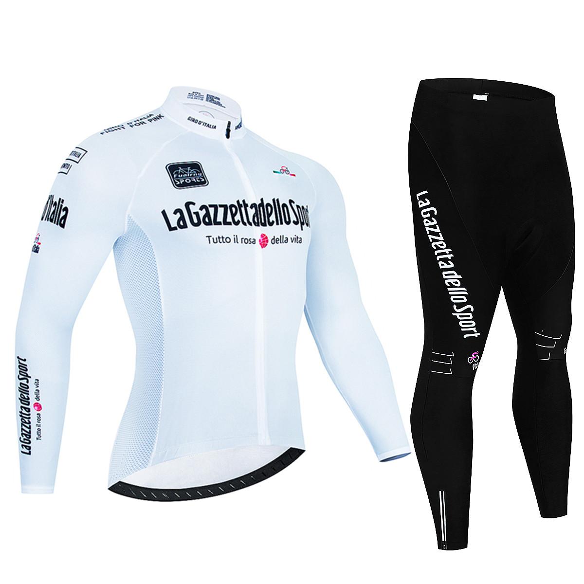 Tour De Giro D'ITAL Herbst Langarm Radtrikot Set Fahrrad Sportbekleidung Rennrad MTB Fahrradbekleidung Anzüge Roupa Ciclismo XXL
