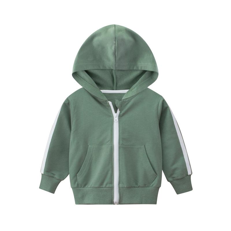 Kinderkleidung Kinderjacken Jungenkleidung Hoodies Frühling 90cm grün