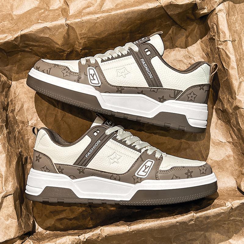 Koreanische Version von Mode weiße Schuhe Schuhe vielseitig bequem Plateau-Schuhe lässige Sport-Board-Schuhe trendige Schuhe 42