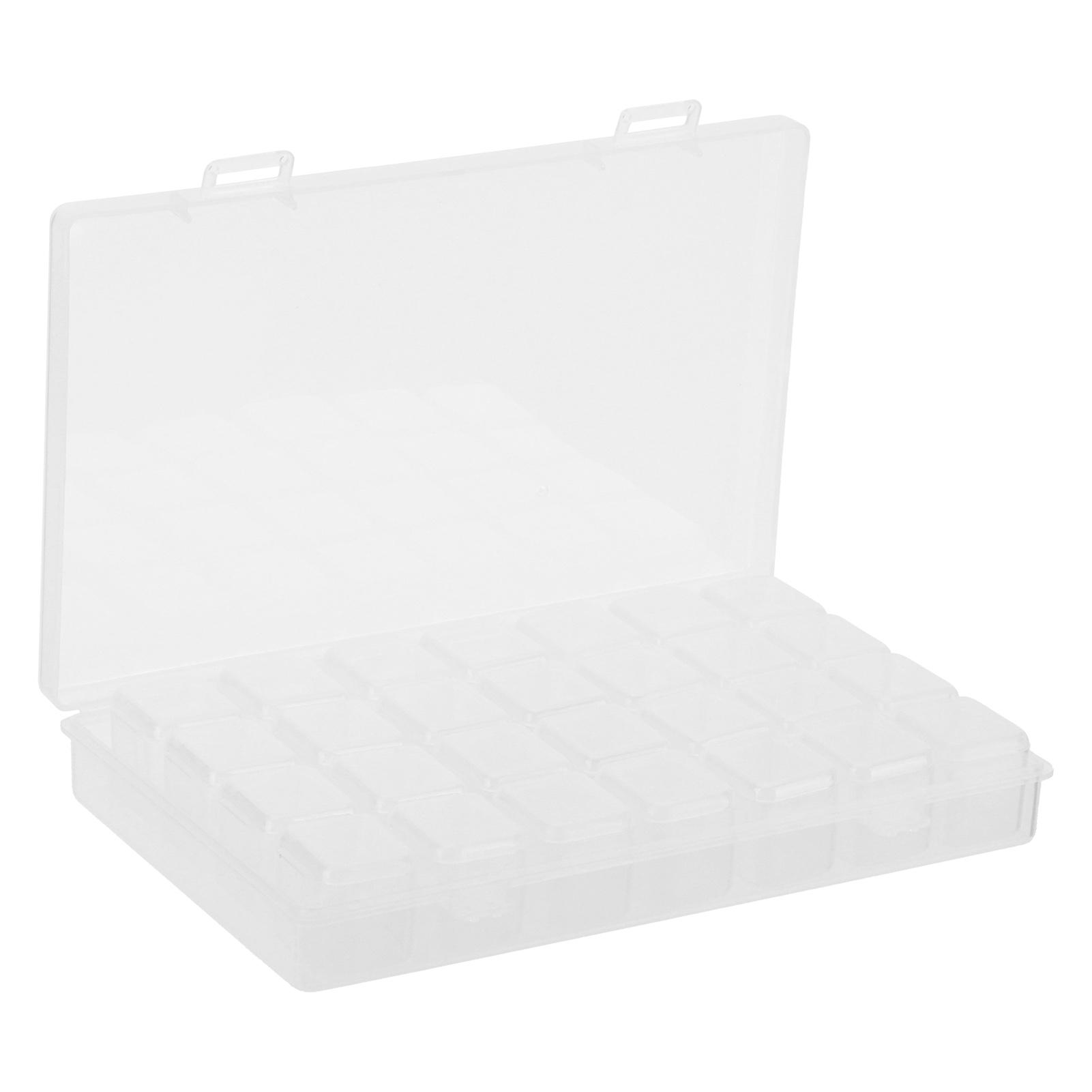 28 Grid Diamanten Malerei Zubehör Perlen Organizer DIY Diamanten Malerei Perle Lagerung Box