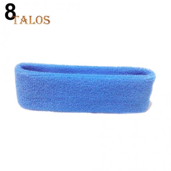 Unisex Sport Yoga Fitness Stretch Schweiß Schweißband Haarband Stirnband Kopfbedeckung Haare Schmuckstück himmelblaue