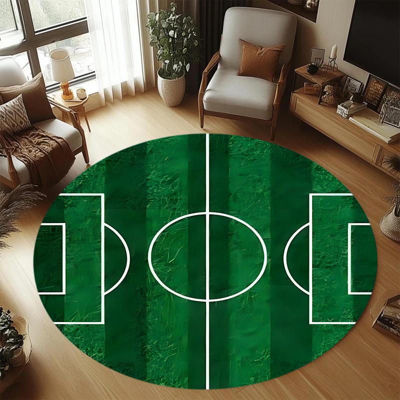 Grüner Gras-Teppich Matte Teppich Heimdekoration Wohnzimmer Schlafzimmer Bodendekoration Fußballfeld Rutschfeste Teppiche Teppiche für das Wohnzimmer 80cmx80cm