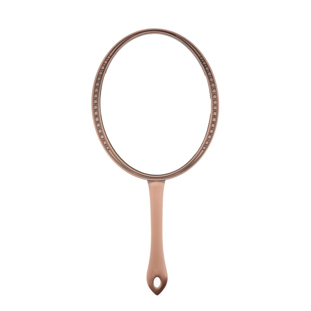 Handheld Kosmetik Rasierspiegel Hand Schönheits Schminkspiegel Einseitiger Spiegel