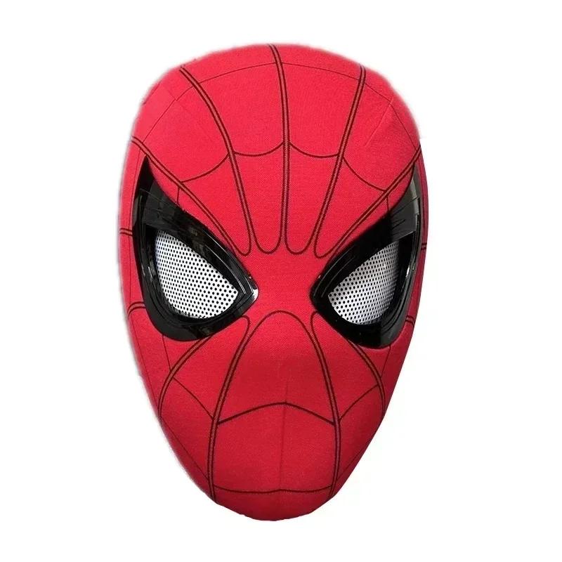 Neue Miles Spiderman Maske Kopfbedeckung Cosplay Bewegliche Augen Elektronische Maske 1:1 Fernbedienung Kreativ Cool Erwachsenen Kinder Spielzeug Geschenke