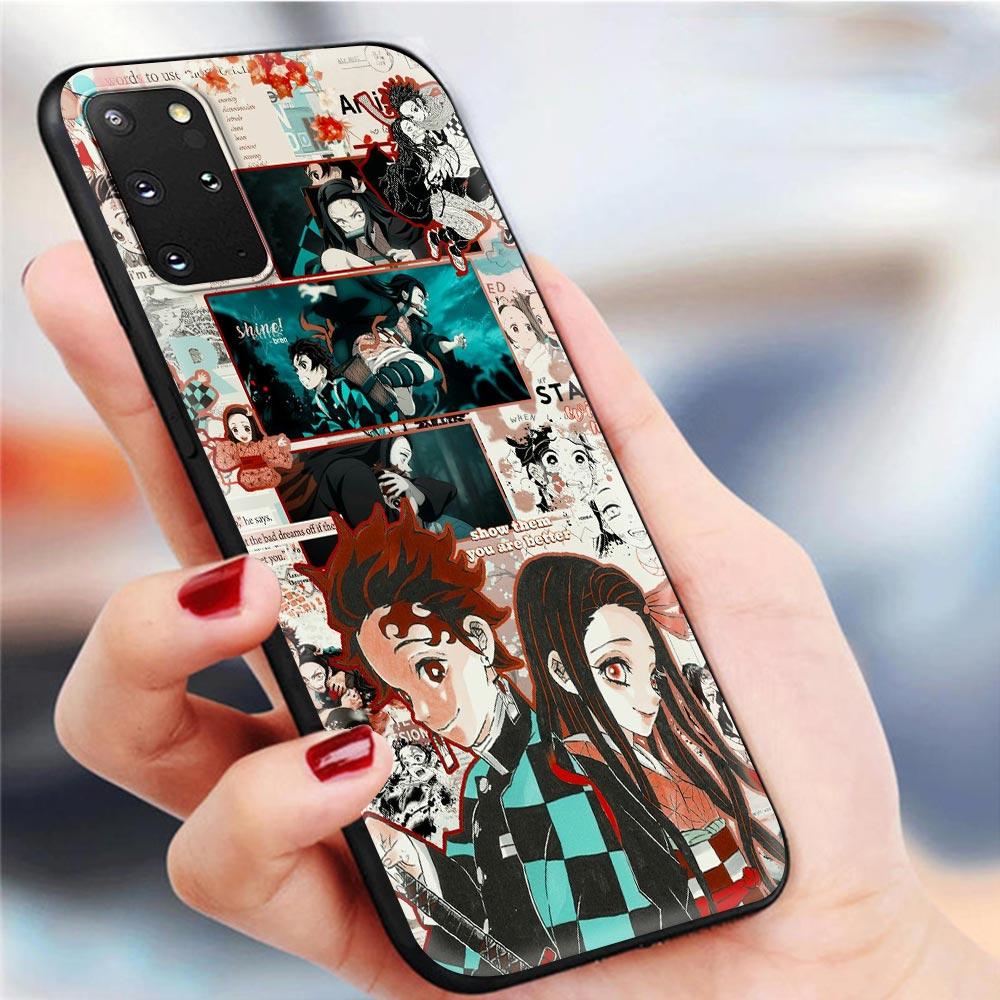 Demon Slayer Kimetsu No Yaiba Handyhüllen für Samsung Galaxy S10 S20 FE S20 Ultra 5G S8 S9 Plus S10 Lite S20+ S7 TPU Soft Case Galaxy S20 FE