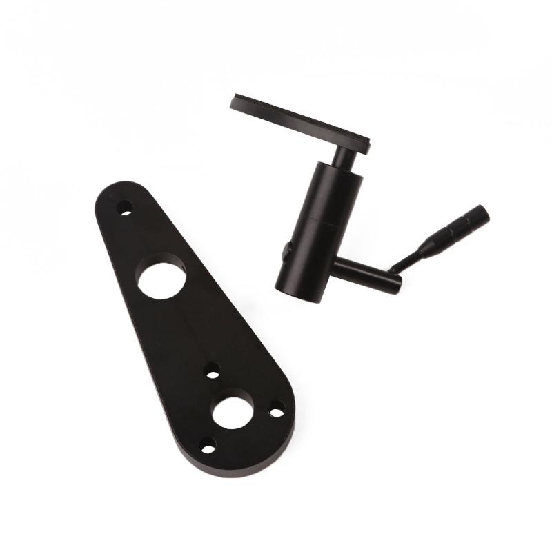 Plattenspieler Tonarmheber Aluminiumlegierung Professionell Einfach zu Installieren 12,8 mm Plattenspieler Armheber für Plattenspieler 1 black