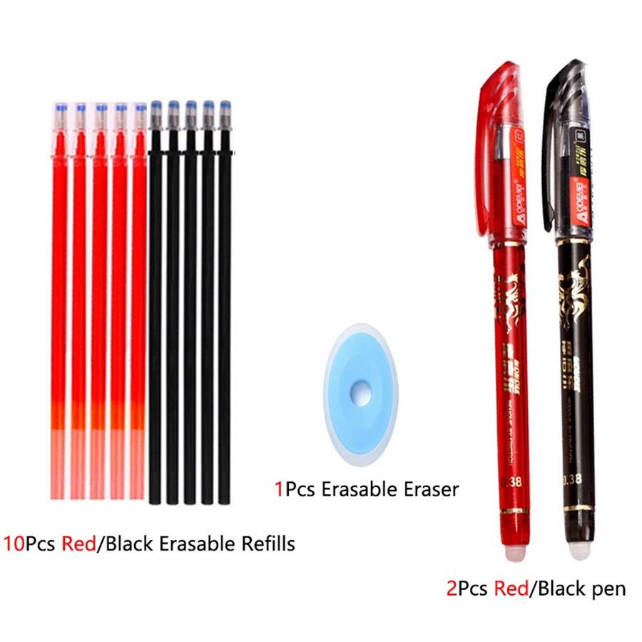 26 Teile/satz Kawaii Löschbaren Stifte 0,35mm Gel Stift Wasserfest Gel Tinte Schreibwaren Schule Schriftlich lieferungen für Notebook Büro Student