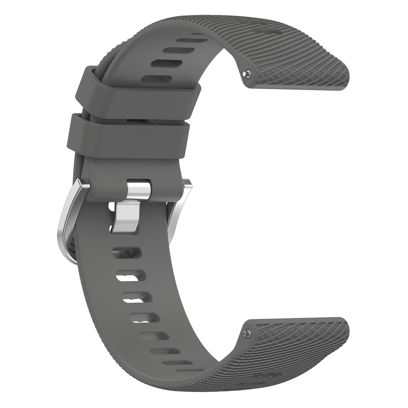 22mm Armband Für Garmin Forerunner 255 Silikon SmartWatch Band Handgelenk Strap Armband Für Garmin Forerunner 265 Garmin Forerunner255/265 grau