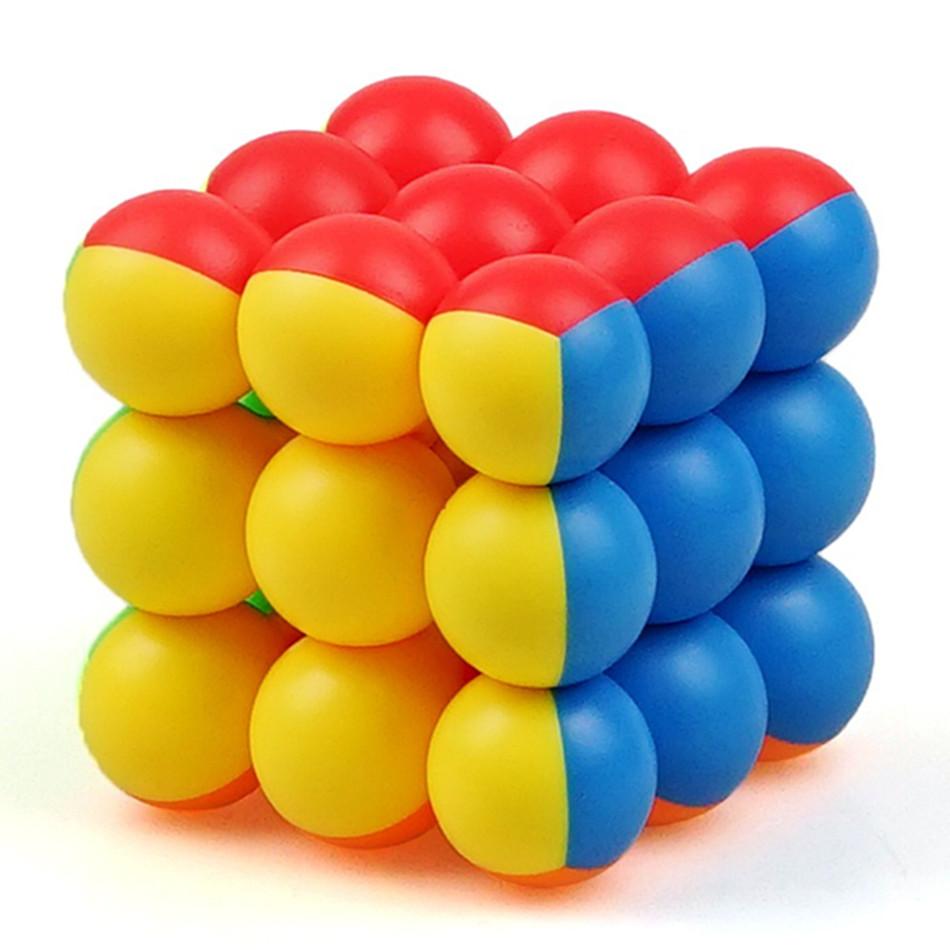 Neue Ball Zauberwürfel Professionelle 3x3x3 6CM Ball Zauberwürfel Twist Puzzle Spielzeug für Kinder Geschenk pädagogisches Spielzeug