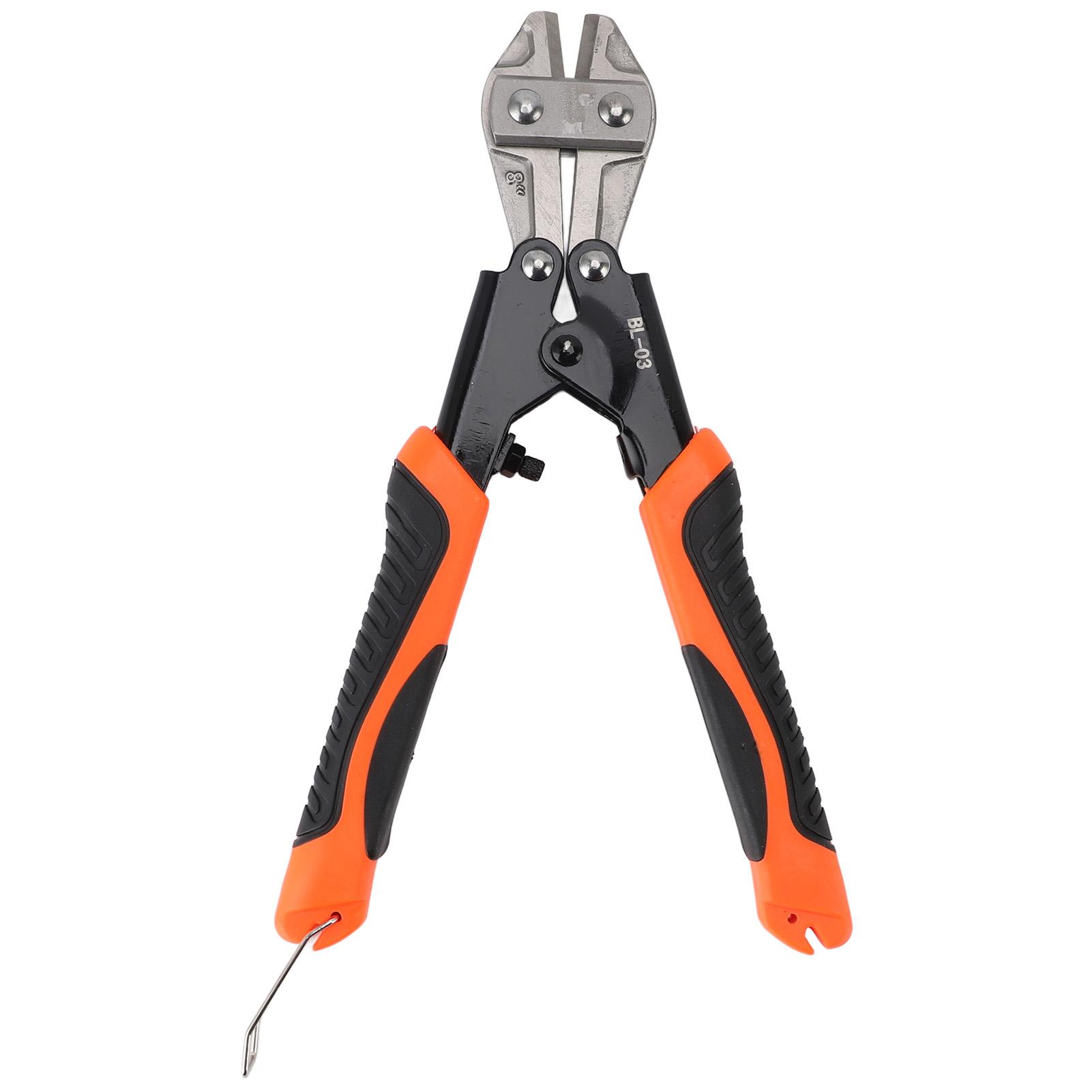 Mini Bolzenschneider Federbelasteter Drahtschneider mit Weichem Rutschfestem Griff Kleiner Drahtkabelschneider